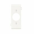 Leviton 002-OPSC7-OOW RECEPTACLE PLATE SINGLE WHITE 002-0PSC7-00W